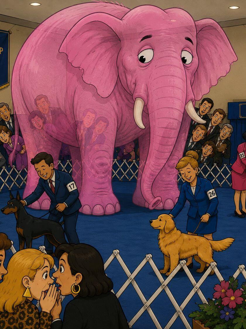 Elephant dog shows pic